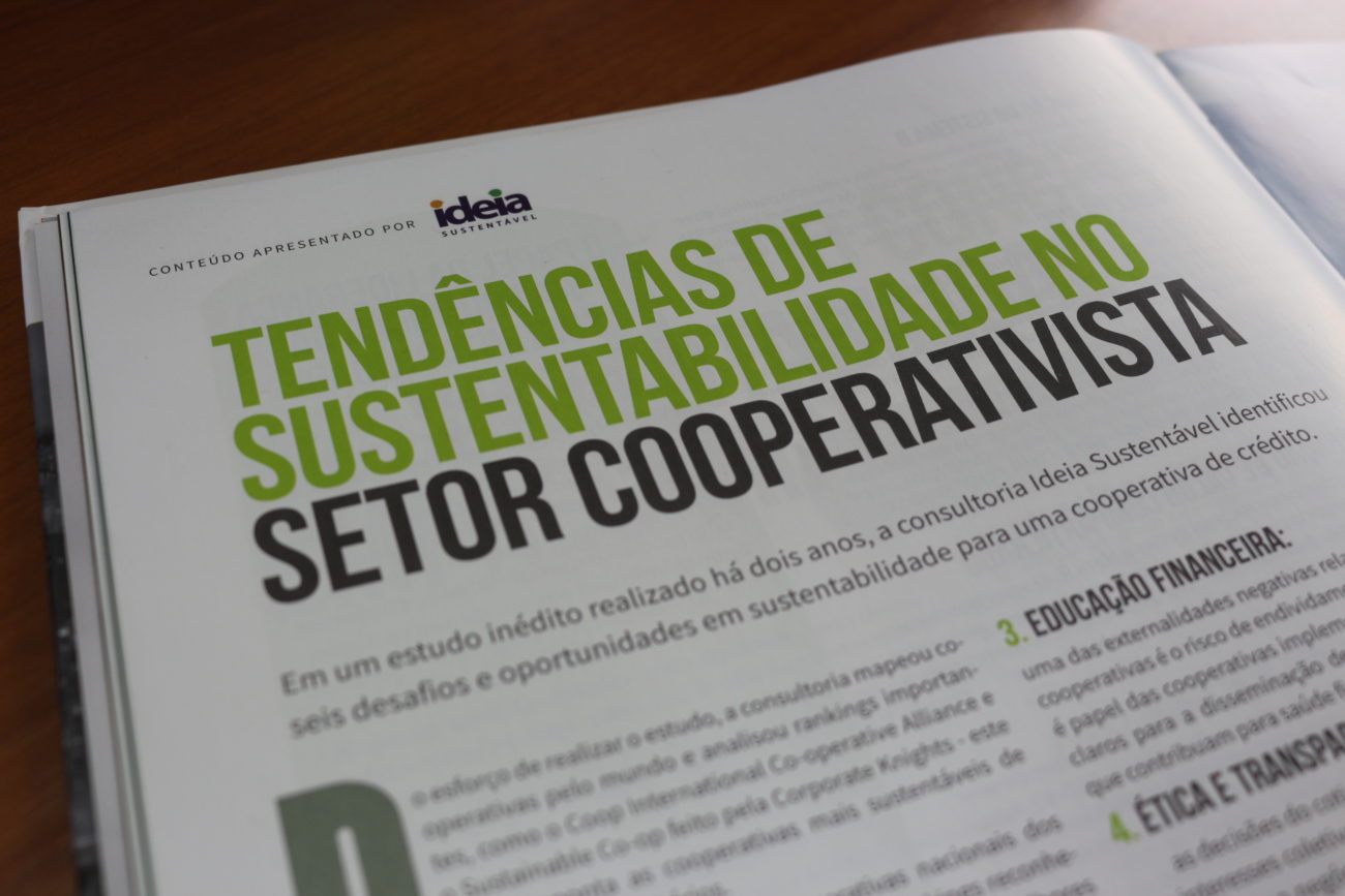 Foto do conteúdo apresentado por Ideia Sustentável no Anuário 2020 da MundoCoop. O título do conteúdo é Tendências de Sustentabilidade no Setor Cooperativista.